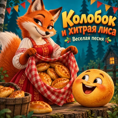 АЛЕНКА ЧАСТУШКА - Колобок и хитрая лиса — Веселая песня